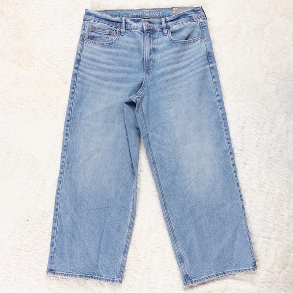 American Eagle High Rise Strigid Jeans NWT Size 10 Short 30W - Picture 6 of 6